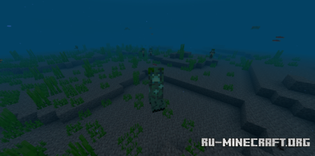 Скачать Утонувшие мобы для Minecraft PE 1.19