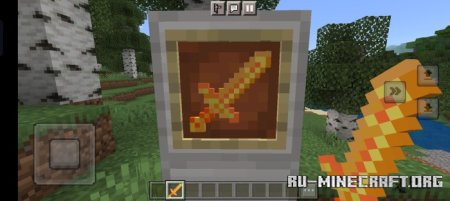 Скачать Пламенное оружие для Minecraft PE 1.19