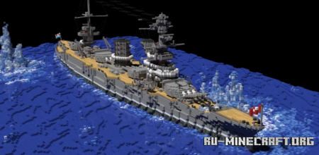 Скачать Soviet Battleship Marat для Minecraft