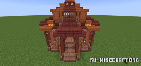 Скачать Sunset Home Schematic для Minecraft