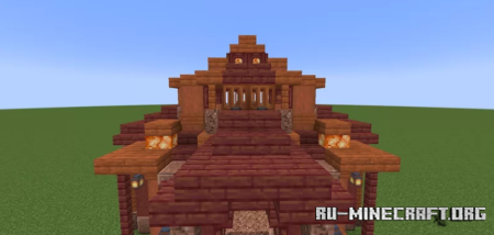 Скачать Sunset Home Schematic для Minecraft