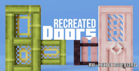Скачать Recreated Doors Resource Pack для Minecraft 1.19
