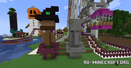 Скачать 2 Villager statue designs для Minecraft