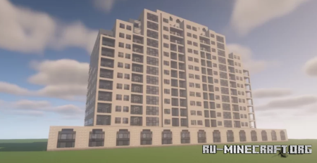 Скачать Realistic Luxury Apartment Building для Minecraft