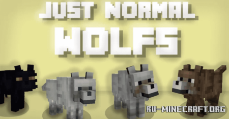  Just Normal Wolfs Resource Pack  Minecraft 1.19.4