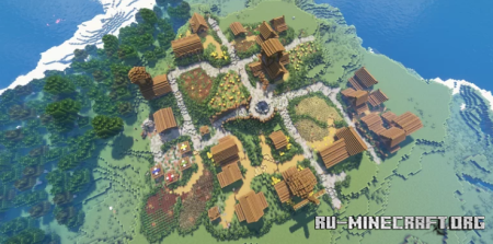 Скачать Plains Village Transformation by FaberHonesta для Minecraft