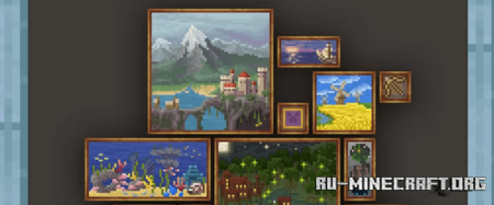 Скачать XKSP Alt Paintings Resource Pack для Minecraft 1.19