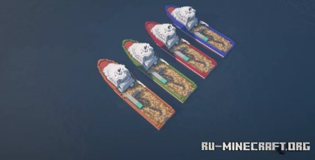 Скачать 77m Offshore Support Vessel для Minecraft