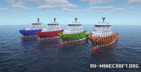 Скачать 77m Offshore Support Vessel для Minecraft