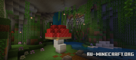 Скачать Дом в виде гриба от Мота для Minecraft PE