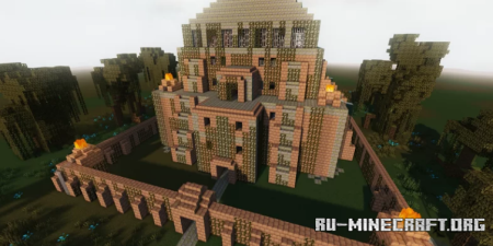 Скачать Swamp Castle by Nosterafi для Minecraft