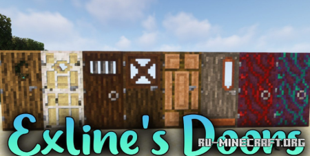 Скачать Exline’s Doors для Minecraft 1.19.4