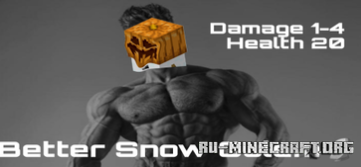 Скачать Улучшенный снежные големы для Minecraft PE 1.19