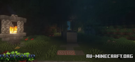 Скачать Parkour - Ghost Forest для Minecraft