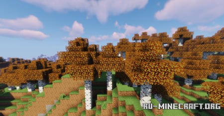 Скачать XKSP Colorful Leaves Resource Pack для Minecraft 1.19