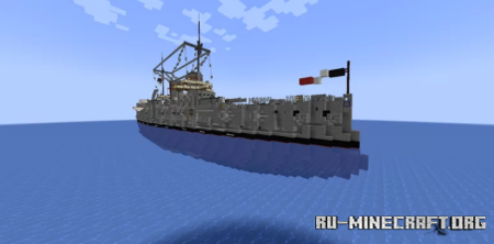 Скачать SMS Nassau - German Dreadnought Battleship для Minecraft