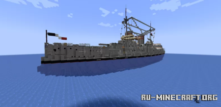 Скачать SMS Nassau - German Dreadnought Battleship для Minecraft