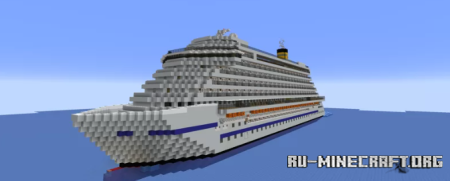 Скачать Platinum Vista Cruise Ship by Spegit для Minecraft
