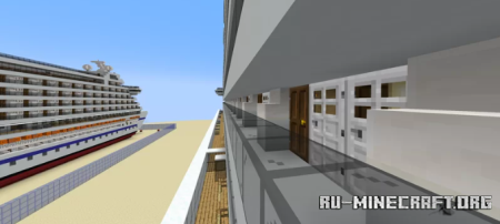 Скачать Platinum Vista Cruise Ship by Spegit для Minecraft