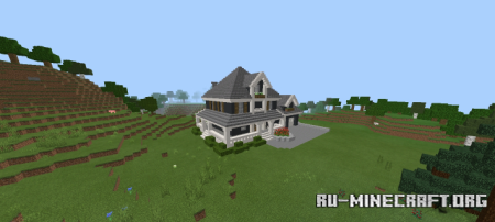 Скачать Дом в американском стиле для Minecraft PE