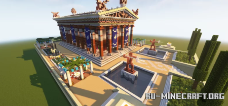 Скачать Greek Temple of Poseidon для Minecraft