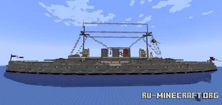 Скачать SMS Helgoland - German Dreadnought Battleship для Minecraft