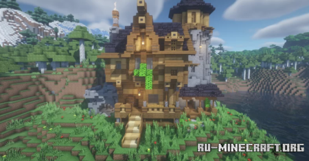 Скачать Medieval mansion by Alllfy для Minecraft