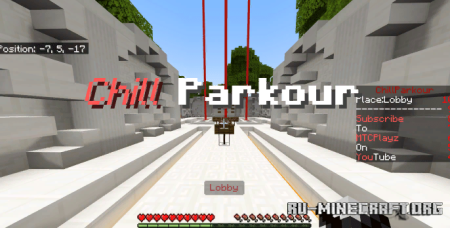 Скачать Паркур для отдыха для Minecraft PE