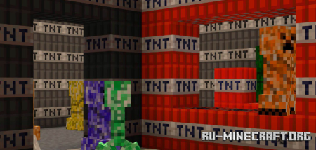 Скачать Elemental Creepers Refabricated для Minecraft 1.19.3