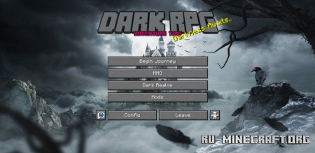 Скачать DarkMenu Mod для Minecraft 1.19.4