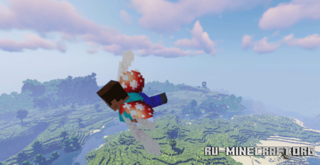Скачать Mushroom Fairy Elytra Resource Pack для Minecraft 1.19