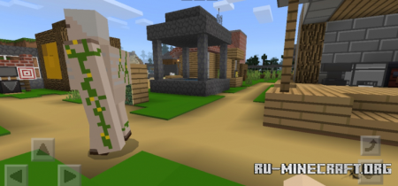 Скачать Мир с самодельной деревней для Minecraft PE