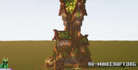  Fantasy Travelling House - Schematic - W  Minecraft
