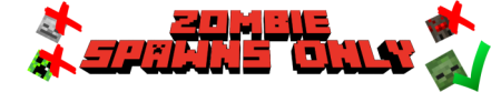 Скачать Появляются только зомби для Minecraft PE 1.19