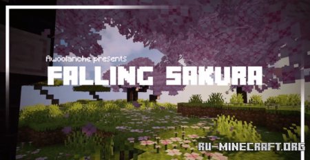 Скачать Falling Sakura Resource Pack для Minecraft 1.19