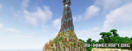 Скачать Elysian Guidelight - Fantasy Lighthouse для Minecraft