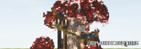 Скачать DoeEyedFaerie's Fairy Ring Residence - Fantasy Base для Minecraft