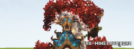 Скачать DoeEyedFaerie's Fairy Ring Residence - Fantasy Base для Minecraft