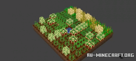 Скачать Лёгкая ферма для Minecraft PE 1.16