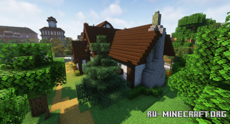 Скачать Royal Village House #2 - A Tudor Style Home для Minecraft