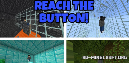Скачать Reach The Button by SpaceHusky для Minecraft