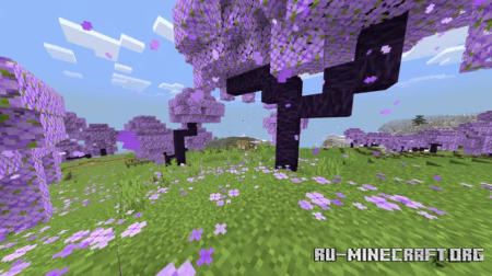 Скачать Разноцветный вишневый биом для Minecraft PE 1.20