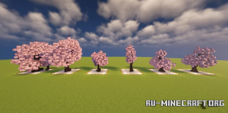 Скачать Custom Cherry Blossoms для Minecraft