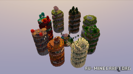 Скачать Floating Biomes by niecudny для Minecraft
