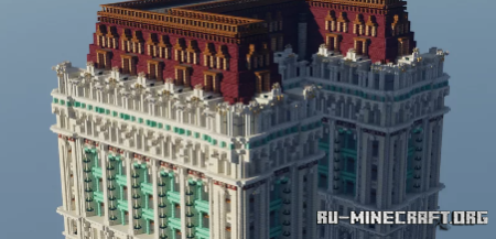  The West Street Building, NYC  Minecraft