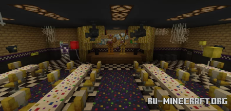 Скачать Fredbear's Family Diner Map для Minecraft