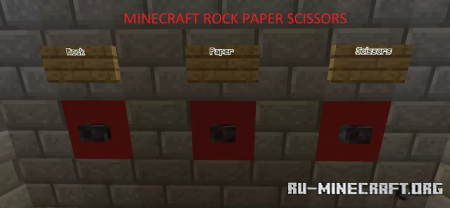 Скачать Rock Paper Scissors для Minecraft