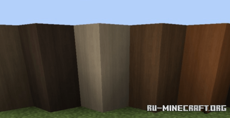 Скачать Улучшенные деревянные блоки для Minecraft PE 1.16