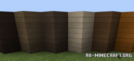 Скачать Улучшенные деревянные блоки для Minecraft PE 1.16