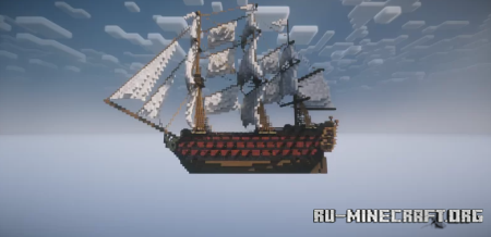 Скачать Red ship of the line для Minecraft